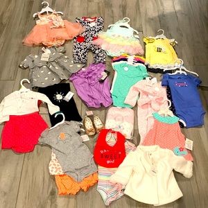3-6 Month Baby Girl Bundle - All New with Tags